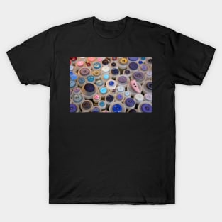 Blue buttons T-Shirt